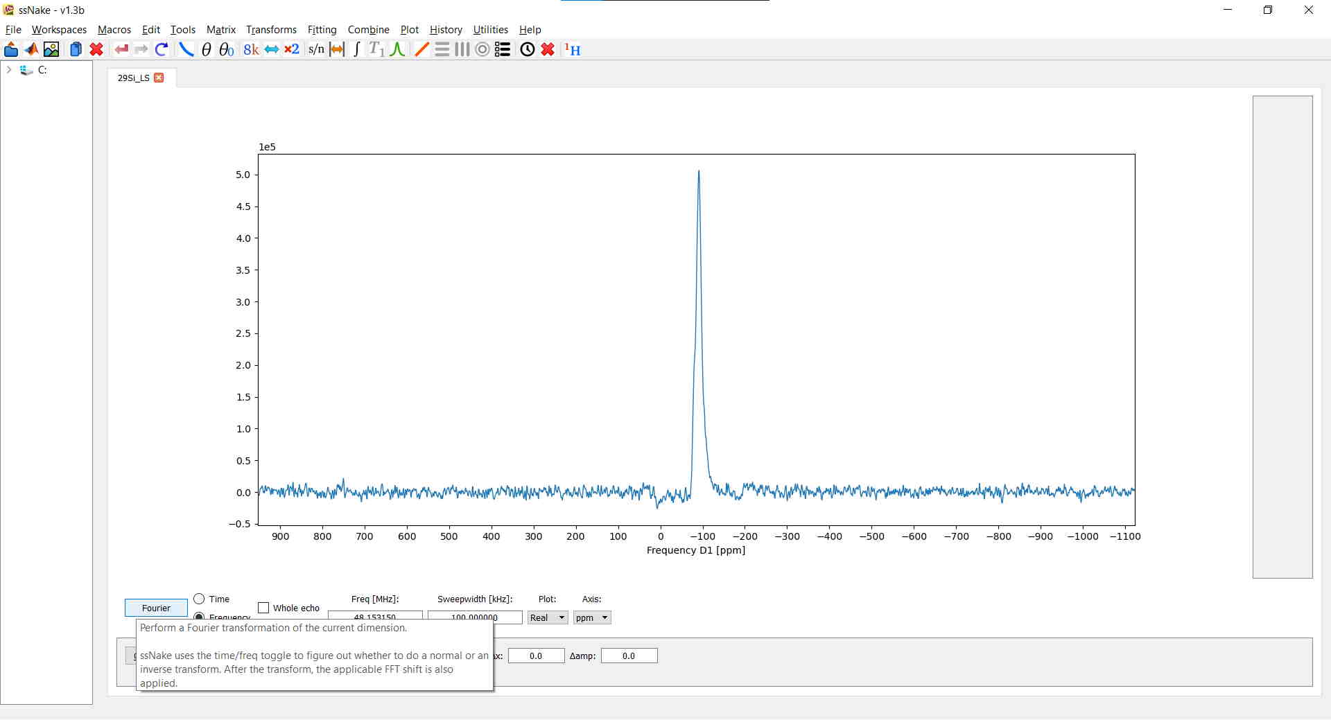 Spectrum after FFT