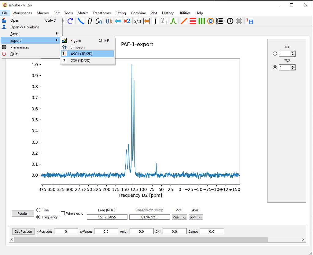 Export Data